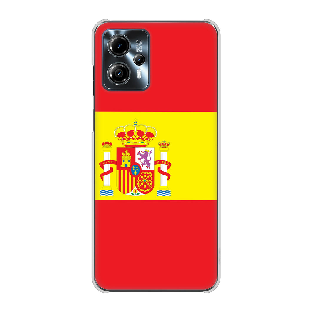 moto g13 高画質仕上げ 背面印刷 ハードケース国旗