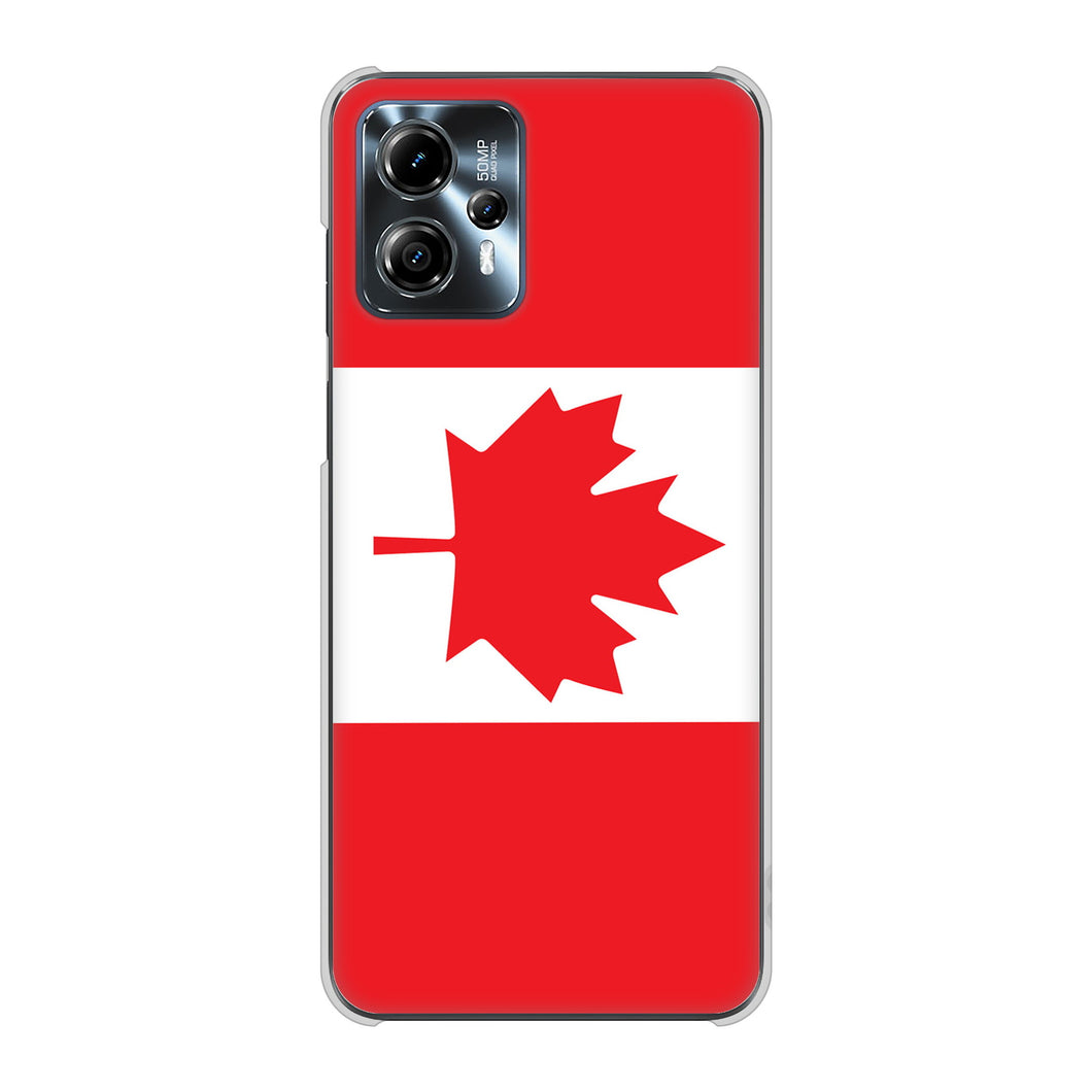 moto g13 高画質仕上げ 背面印刷 ハードケース国旗