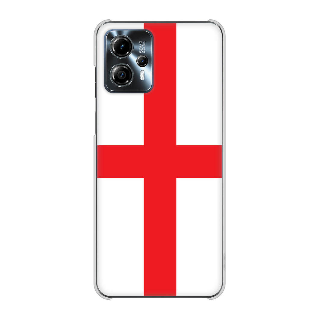 moto g13 高画質仕上げ 背面印刷 ハードケース国旗