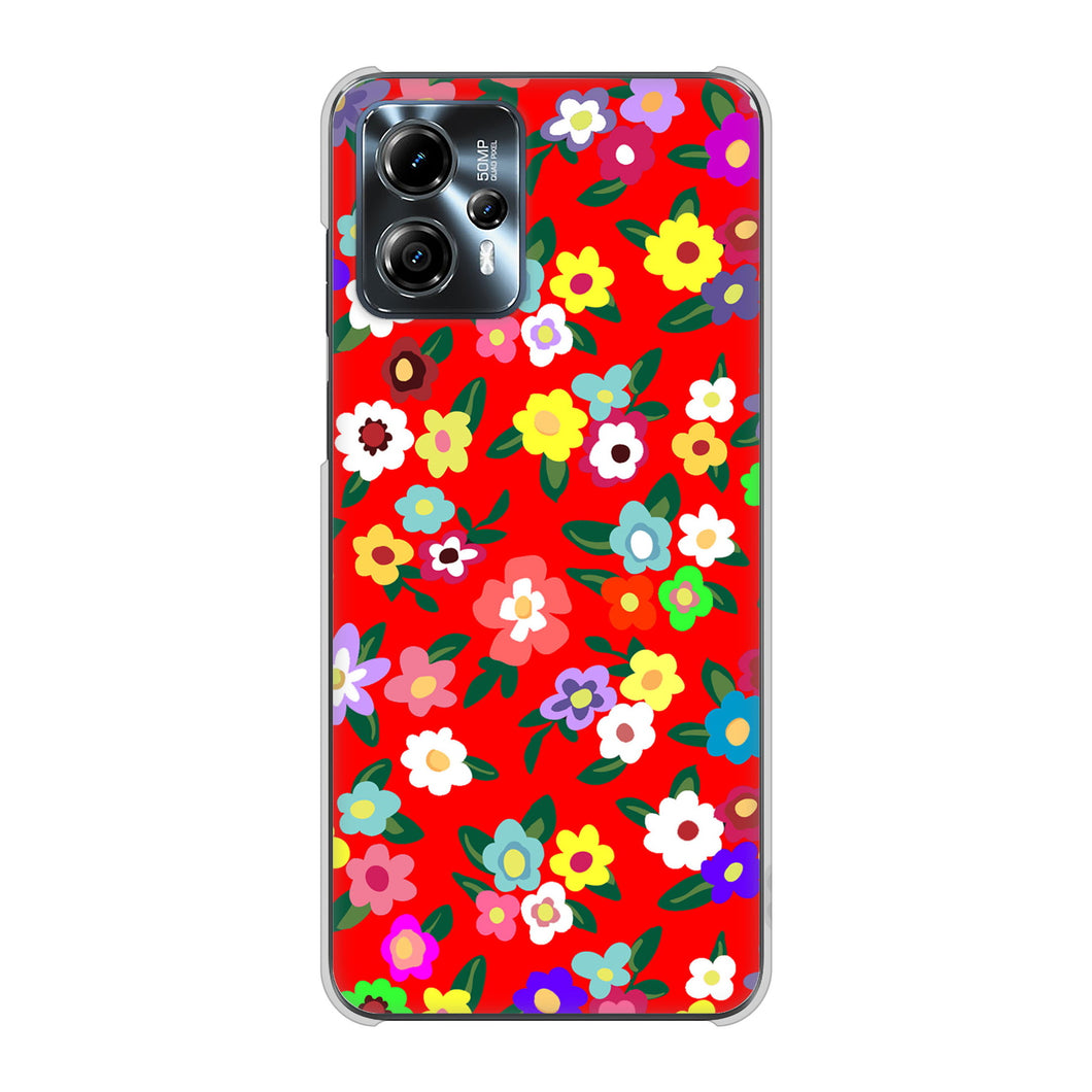 moto g13 高画質仕上げ 背面印刷 ハードケースリバティプリント