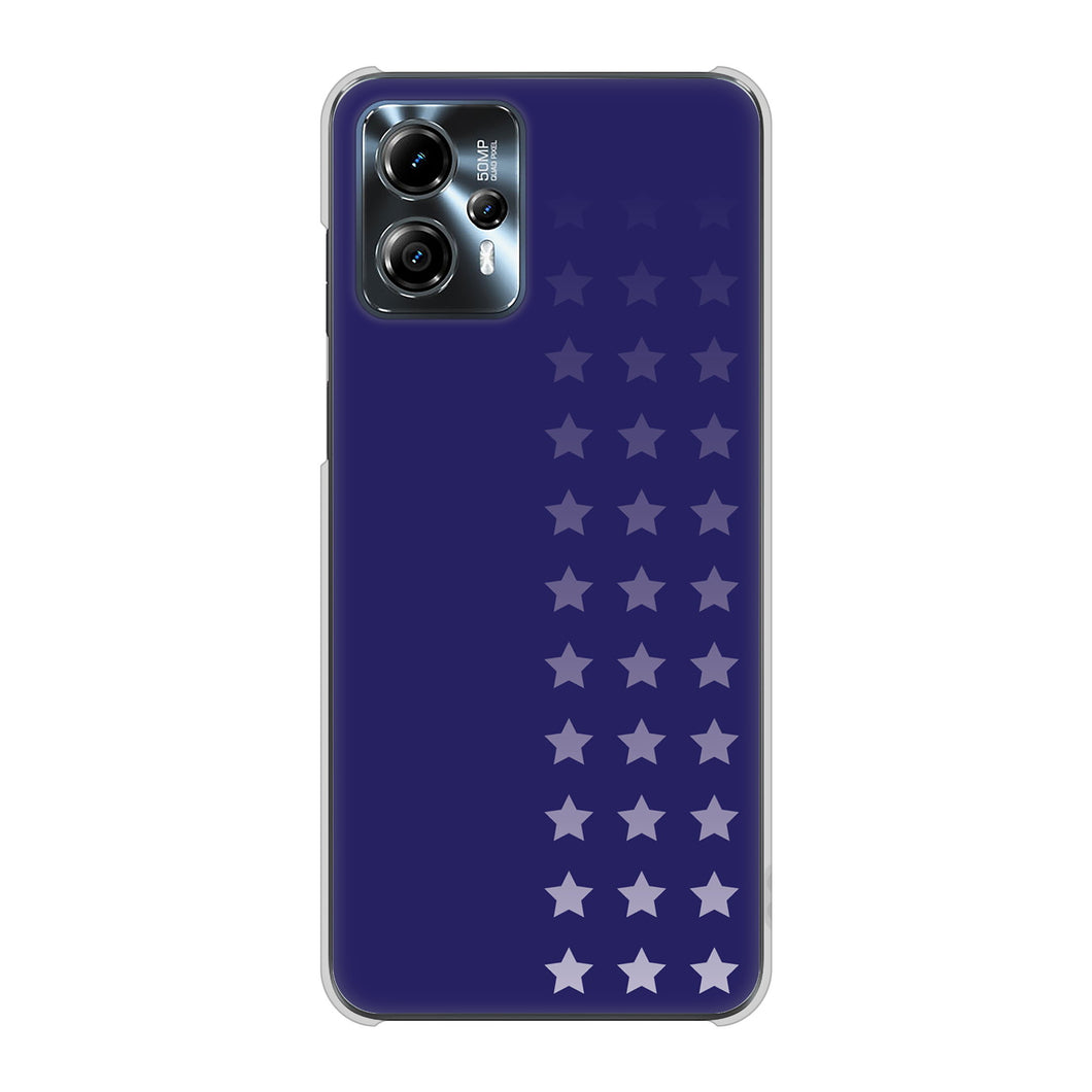 moto g13 高画質仕上げ 背面印刷 ハードケース 【IB911 スターライン】