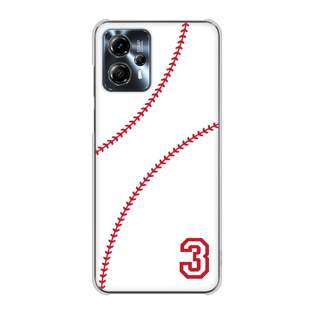 moto g13 高画質仕上げ 背面印刷 ハードケースbaseball