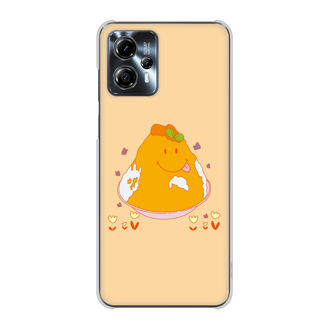 moto g13 高画質仕上げ 背面印刷 ハードケーススイーツイラスト
