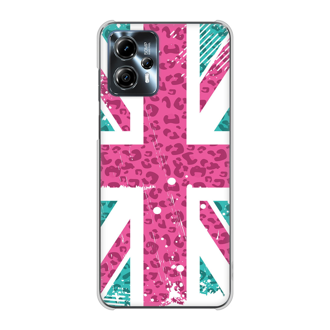 moto g13 高画質仕上げ 背面印刷 ハードケースユニオンジャック