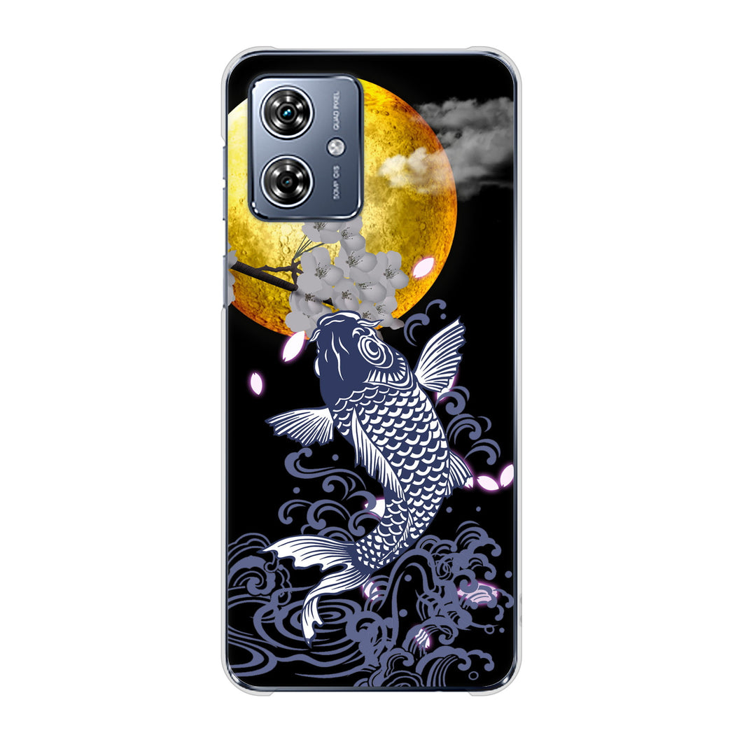 moto g64 5G 高画質仕上げ 背面印刷 ハードケース鯉