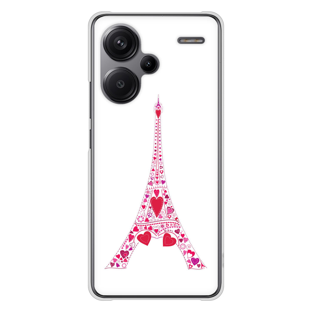 Xiaomi Redmi Note 13 Pro+ 高画質仕上げ 背面印刷 ハードケースLOVE フランス