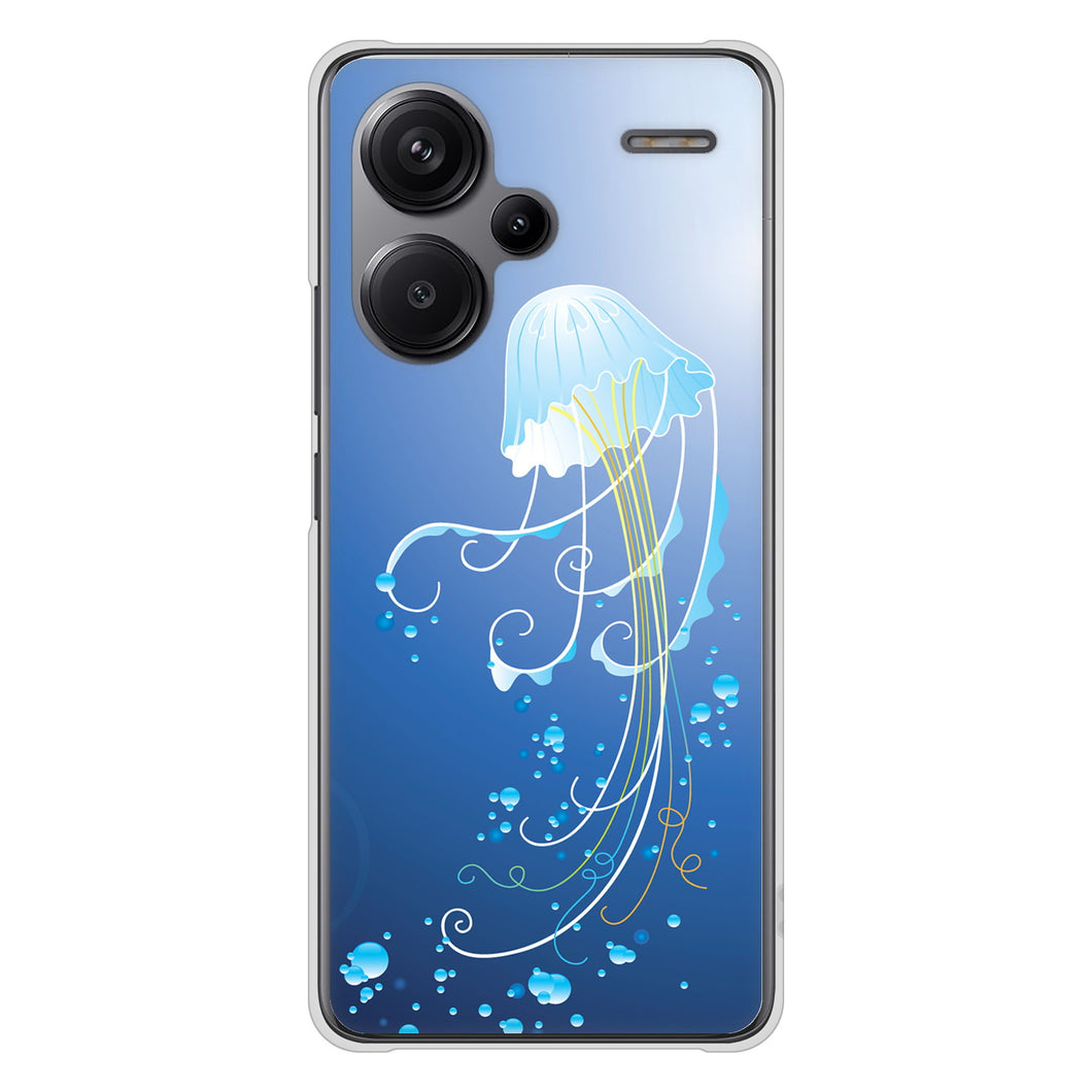 Xiaomi Redmi Note 13 Pro+ 高画質仕上げ 背面印刷 ハードケース 【362 ジェリーフィシュ】