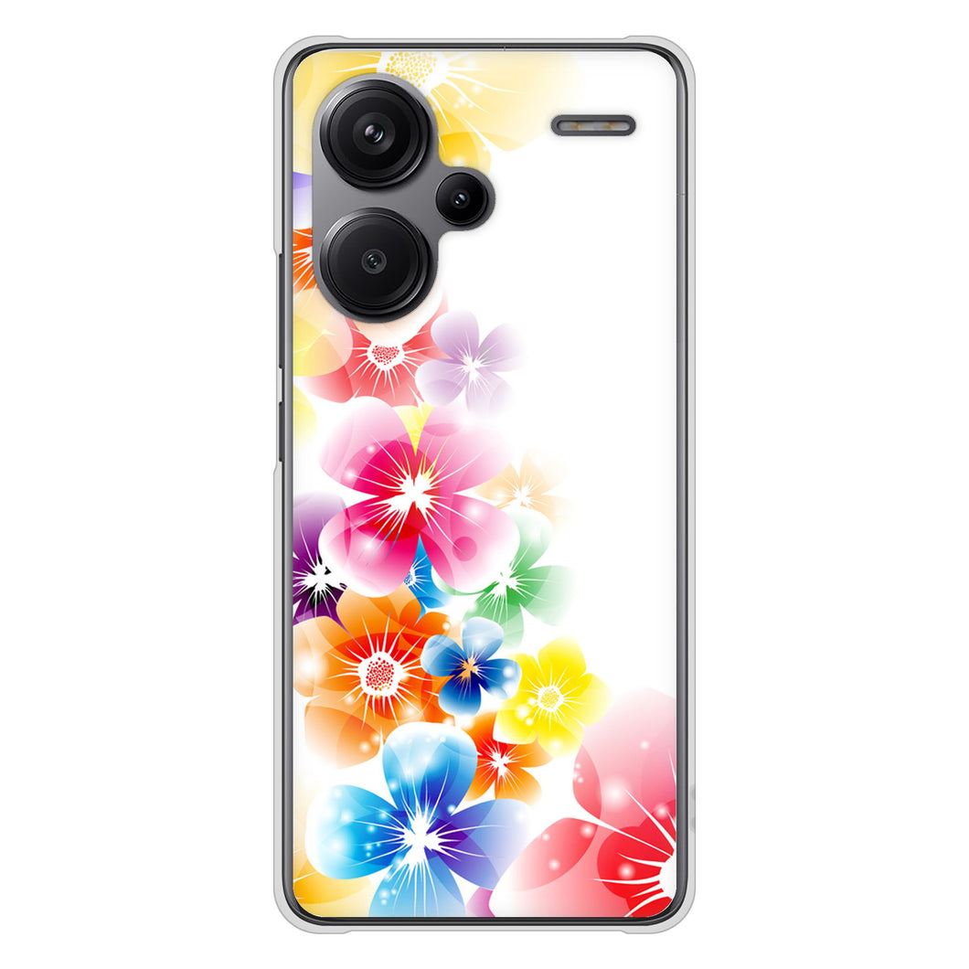 Xiaomi Redmi Note 13 Pro+ 高画質仕上げ 背面印刷 ハードケース 【1209 光と花】