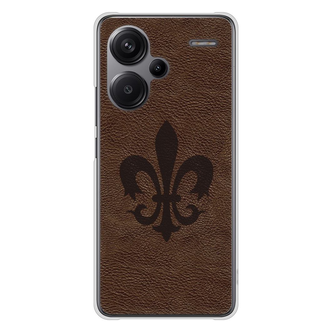 Xiaomi Redmi Note 13 Pro+ 高画質仕上げ 背面印刷 ハードケースレザー風