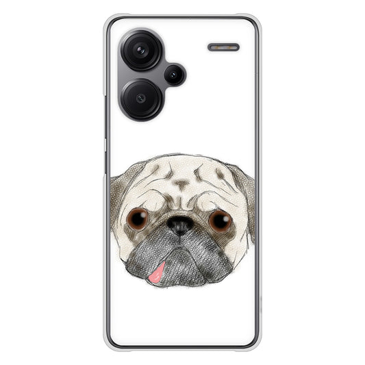 Xiaomi Redmi Note 13 Pro+ 高画質仕上げ 背面印刷 ハードケースパグ