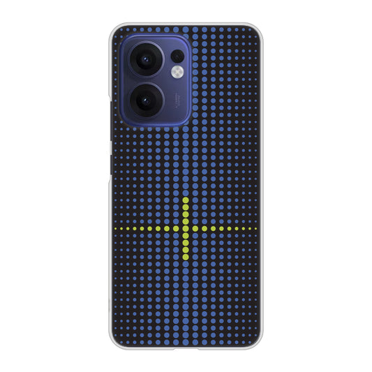 OPPO Reno13 A OPG05 UQ mobile 高画質仕上げ 背面印刷 ハードケース 【IB907 グラデーションドット】