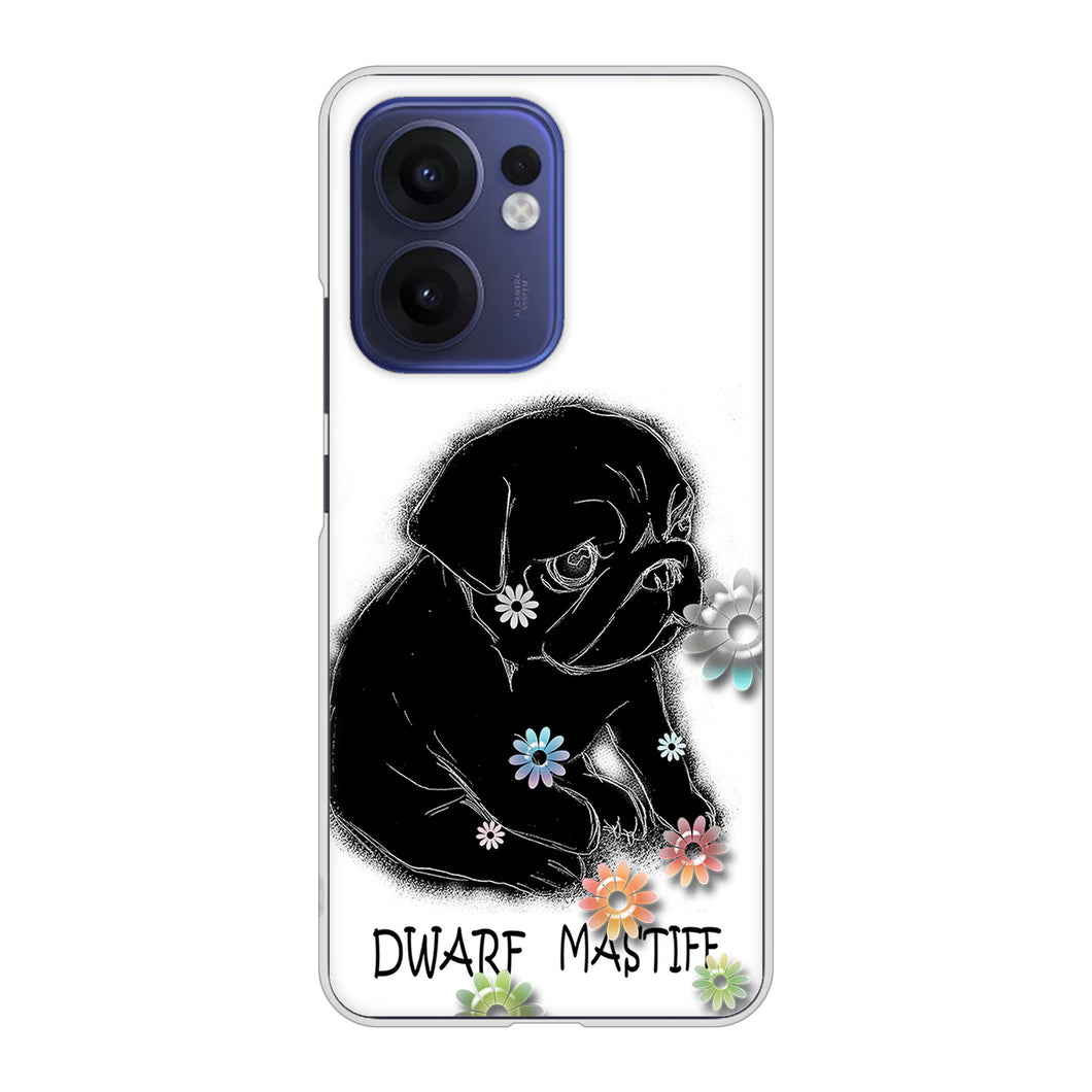 OPPO Reno13 A OPG05 UQ mobile 高画質仕上げ 背面印刷 ハードケースパグ