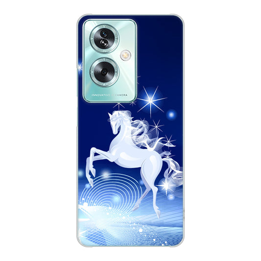 OPPO A79 5G 高画質仕上げ 背面印刷 ハードケース 【436 ペガサス】