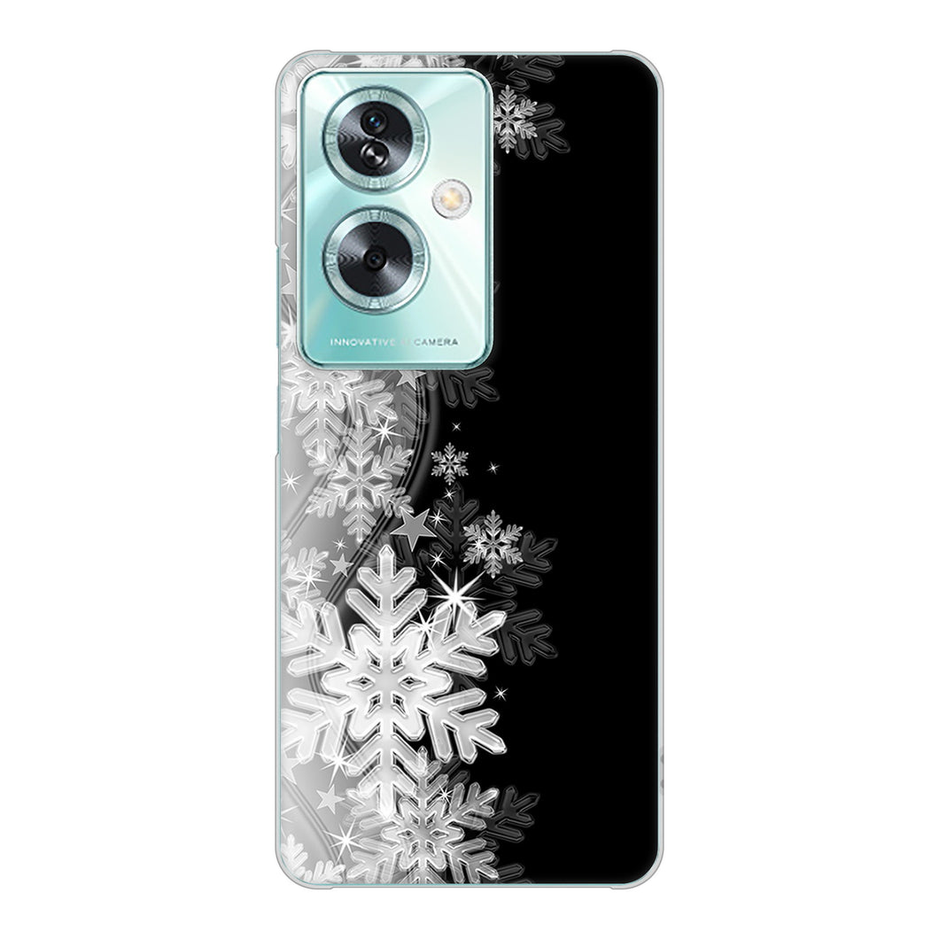 OPPO A79 5G 高画質仕上げ 背面印刷 ハードケース 【603 白銀と闇】