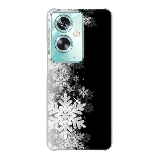 OPPO A79 5G 高画質仕上げ 背面印刷 ハードケース 【603 白銀と闇】