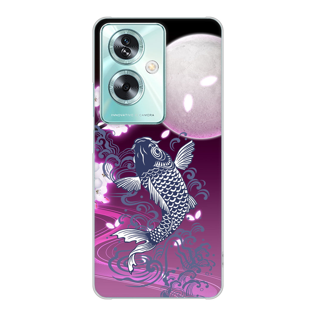 OPPO A79 5G 高画質仕上げ 背面印刷 ハードケース鯉