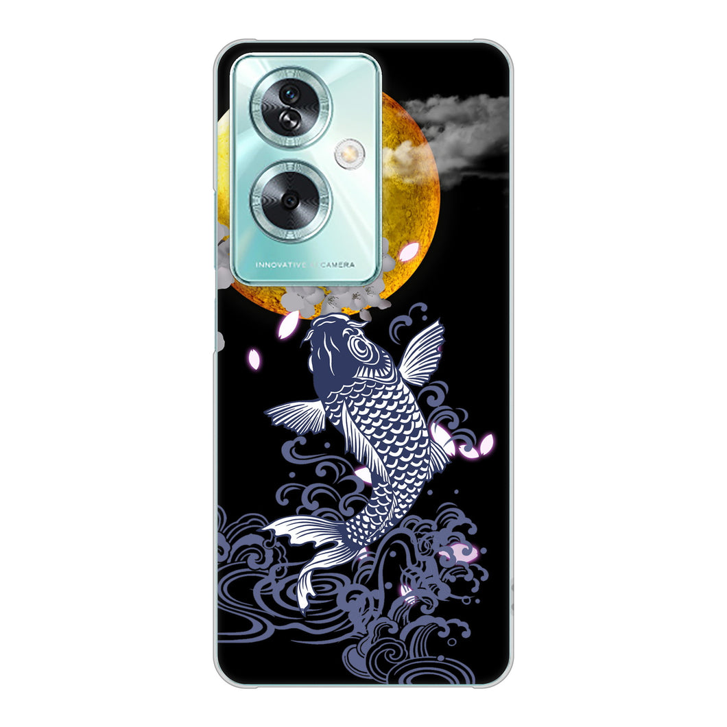 OPPO A79 5G 高画質仕上げ 背面印刷 ハードケース鯉