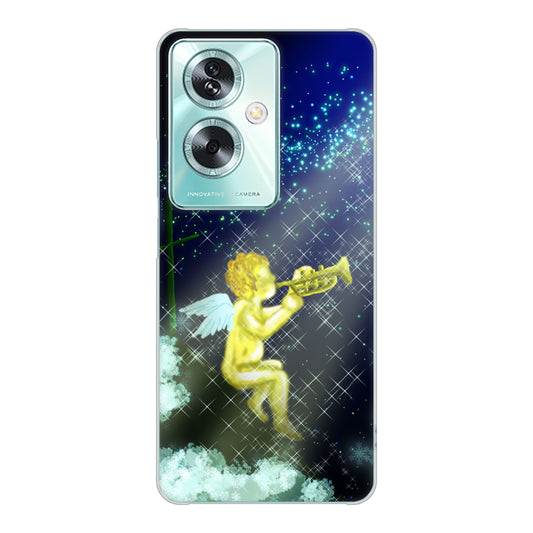 OPPO A79 5G 高画質仕上げ 背面印刷 ハードケース 【1248 天使の演奏】