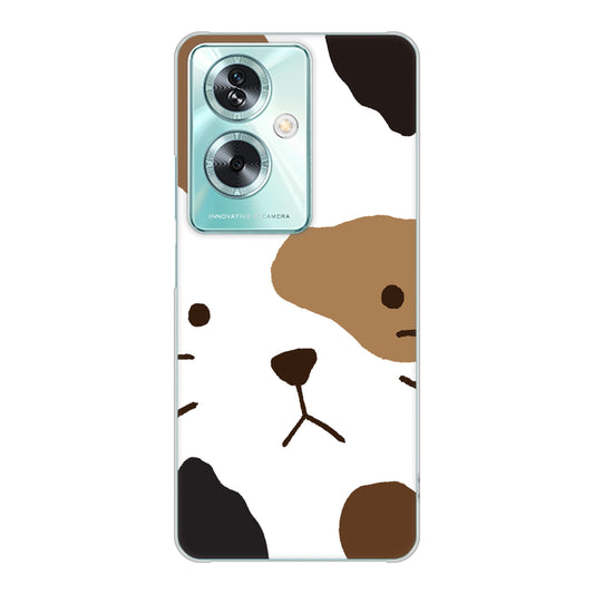 OPPO A79 5G 高画質仕上げ 背面印刷 ハードケース 【IA801 みけ】