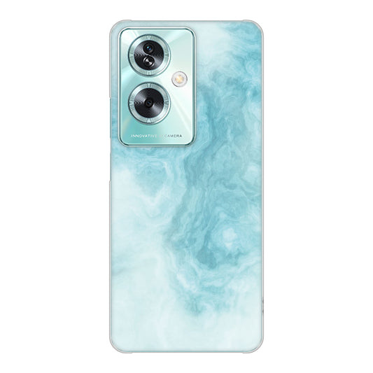 OPPO A79 5G 高画質仕上げ 背面印刷 ハードケース大理石BK