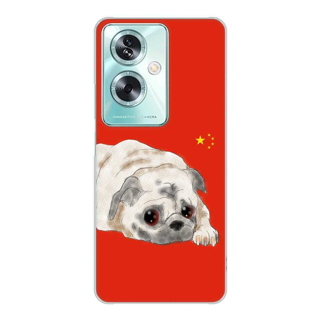 OPPO A79 5G 高画質仕上げ 背面印刷 ハードケースパグ
