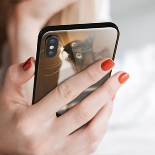 iPhone15 Pro Max オリジナル背面ガラスケース オーダーメイド スマホケース