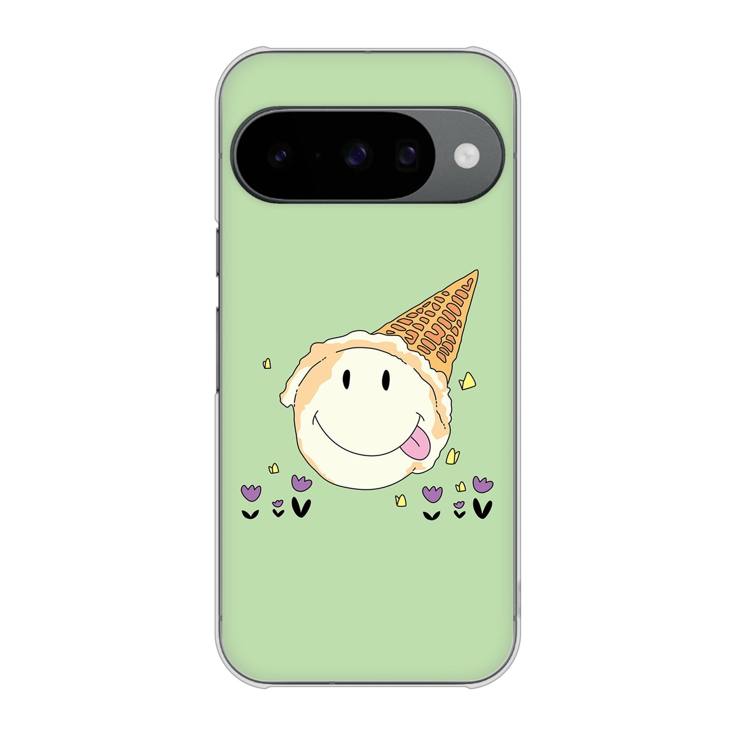 Google Pixel 10 高画質仕上げ 背面印刷 ハードケーススイーツイラスト