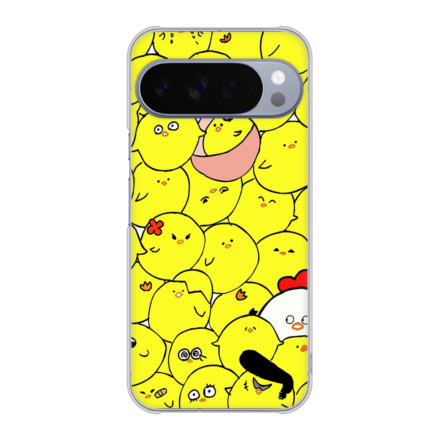 Google Pixel 10 Pro XL 高画質仕上げ 背面印刷 ハードケース 【1031 ピヨピヨ】