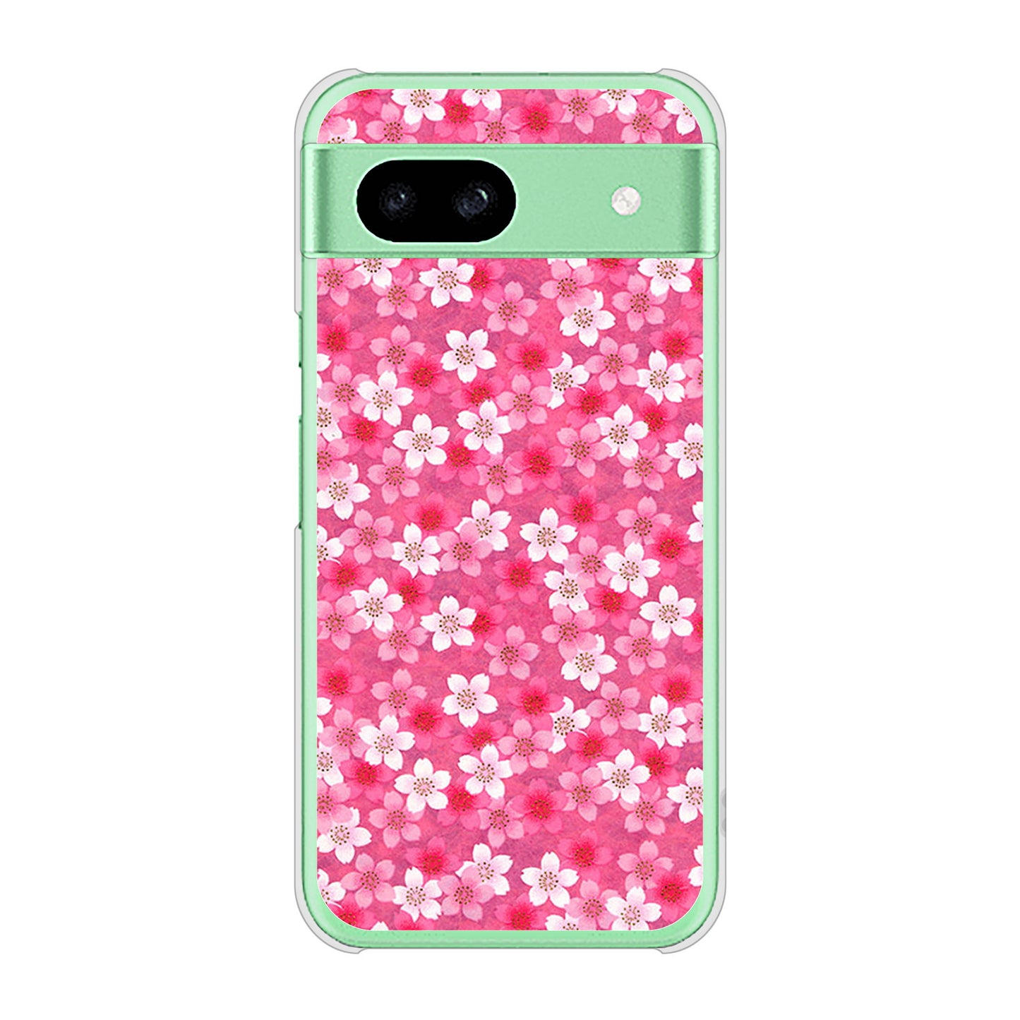 Google Pixel 8a 高画質仕上げ 背面印刷 ハードケースリバティプリント