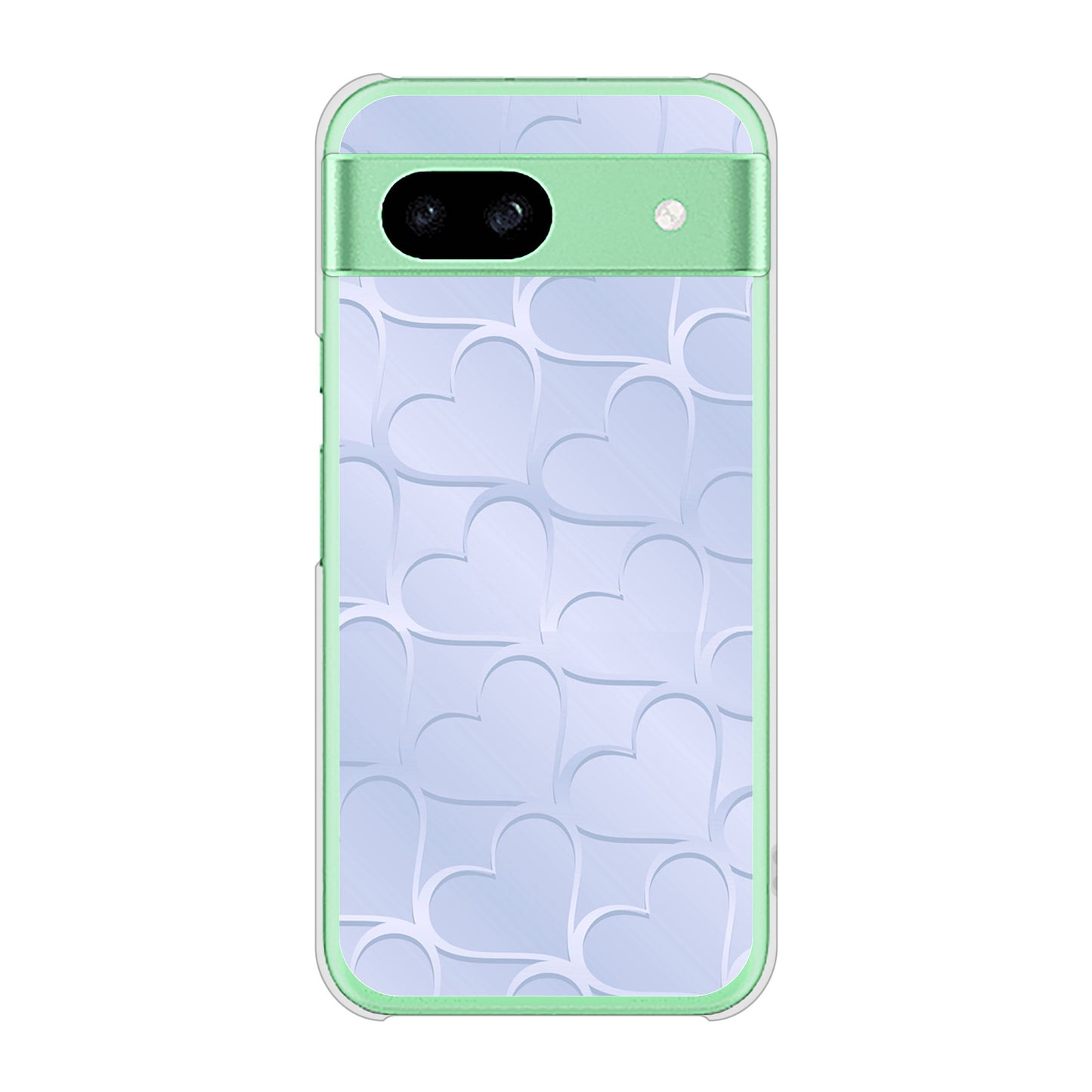 Google Pixel 8a 高画質仕上げ 背面印刷 ハードケースかくれハート