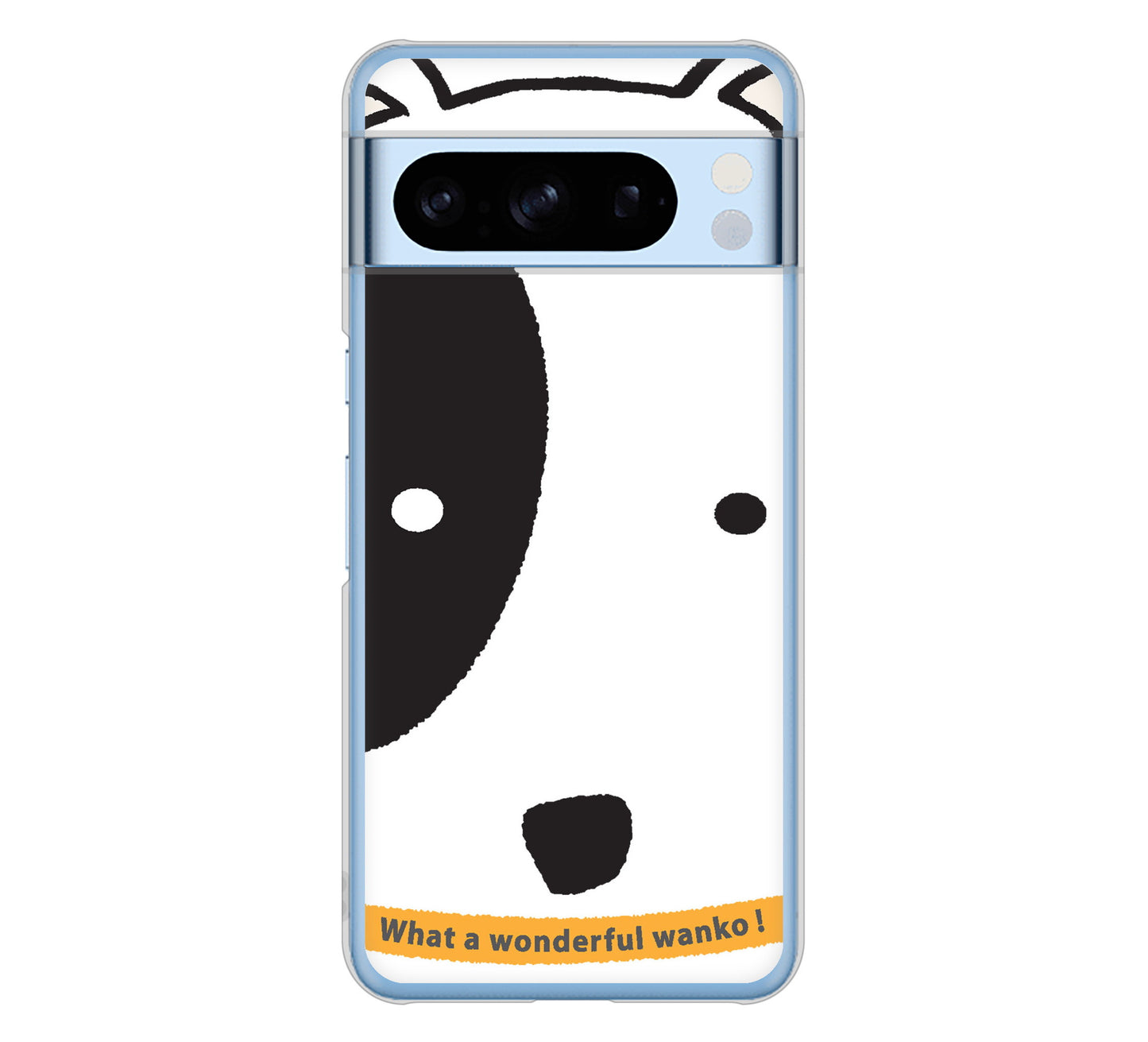 Google Pixel 8 Pro 高画質仕上げ 背面印刷 ハードケース 【IA800 わんこ】