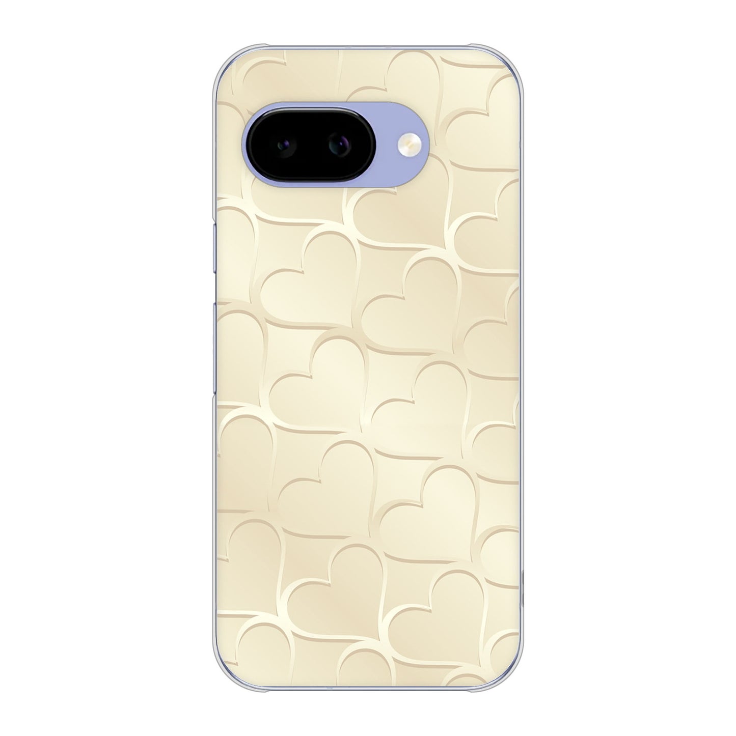 Google Pixel 9a 高画質仕上げ 背面印刷 ハードケースかくれハート