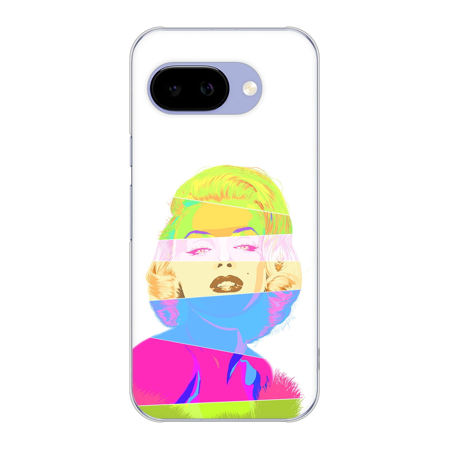 Google Pixel 9a 高画質仕上げ 背面印刷 ハードケースマリリンモンローデザイン