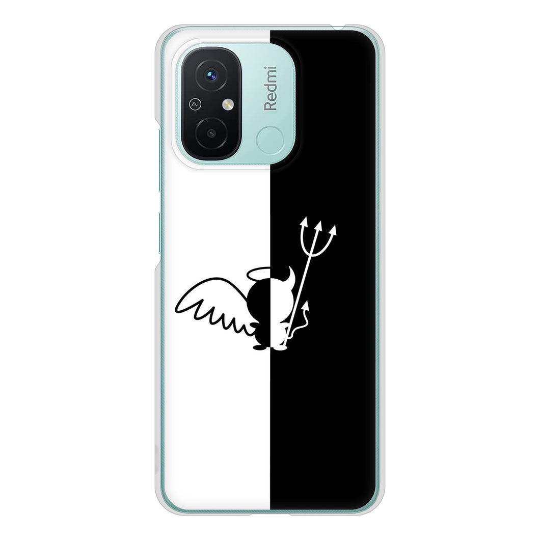 Xiaomi Redmi 12C 高画質仕上げ 背面印刷 ハードケース 【027 ハーフデビット】