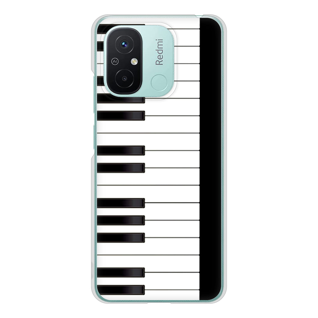 Xiaomi Redmi 12C 高画質仕上げ 背面印刷 ハードケースピアノ