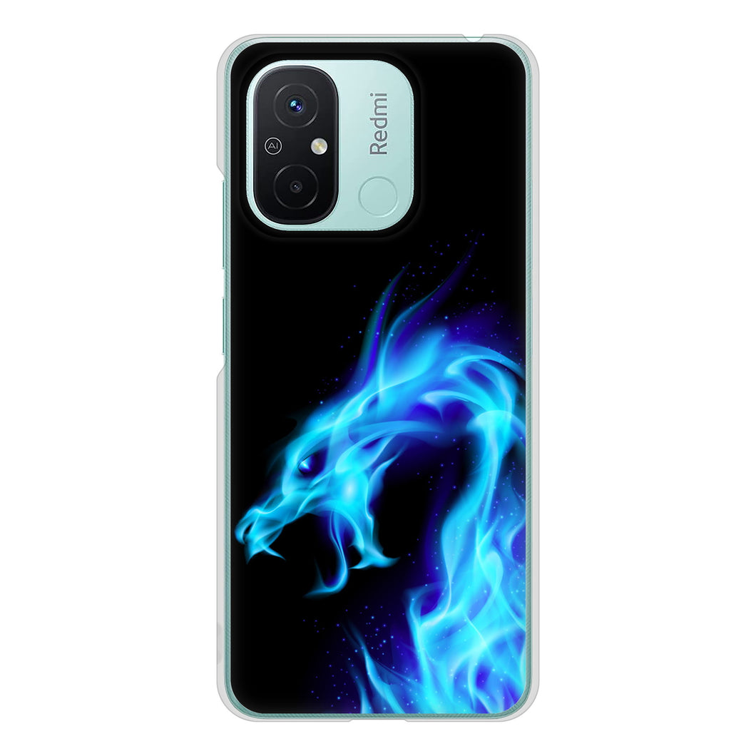Xiaomi Redmi 12C 高画質仕上げ 背面印刷 ハードケースドラゴン