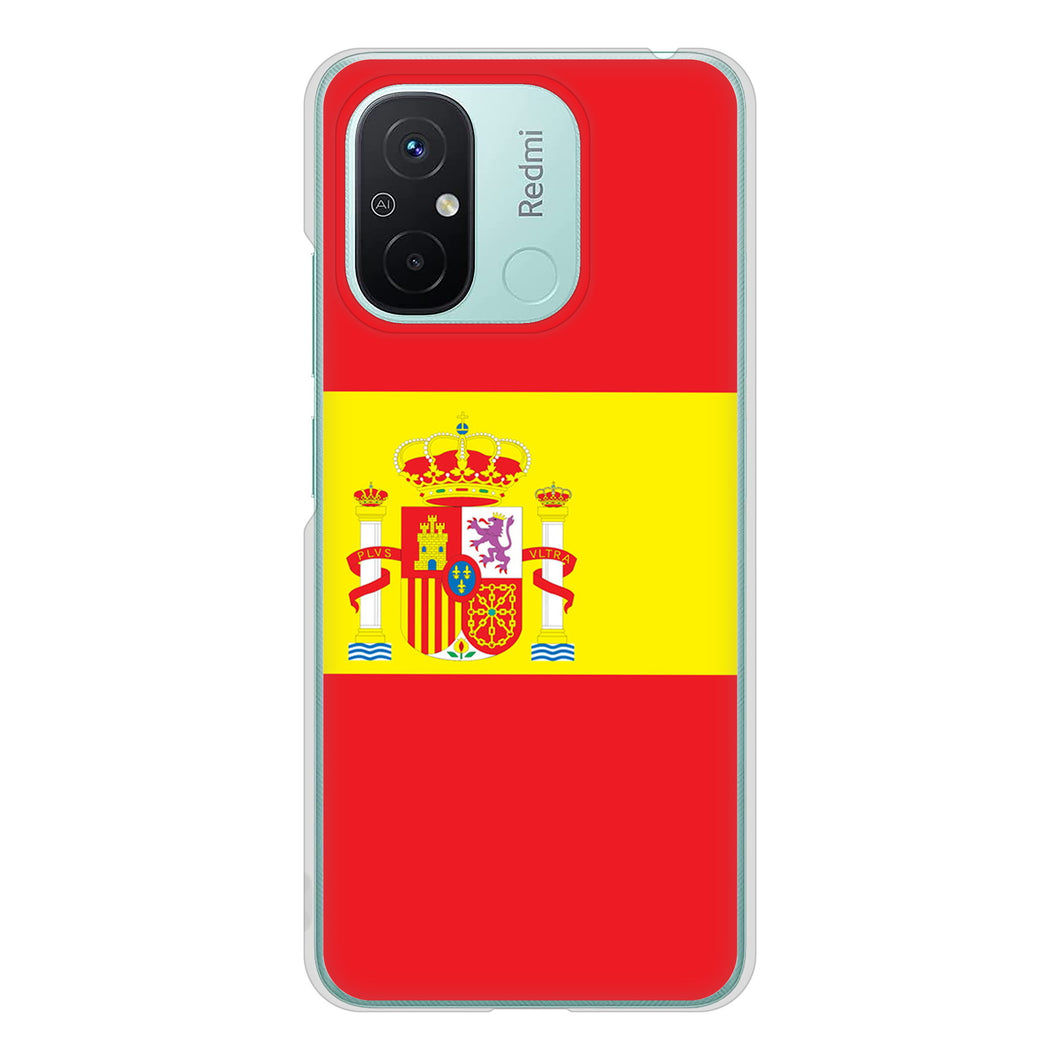 Xiaomi Redmi 12C 高画質仕上げ 背面印刷 ハードケース国旗