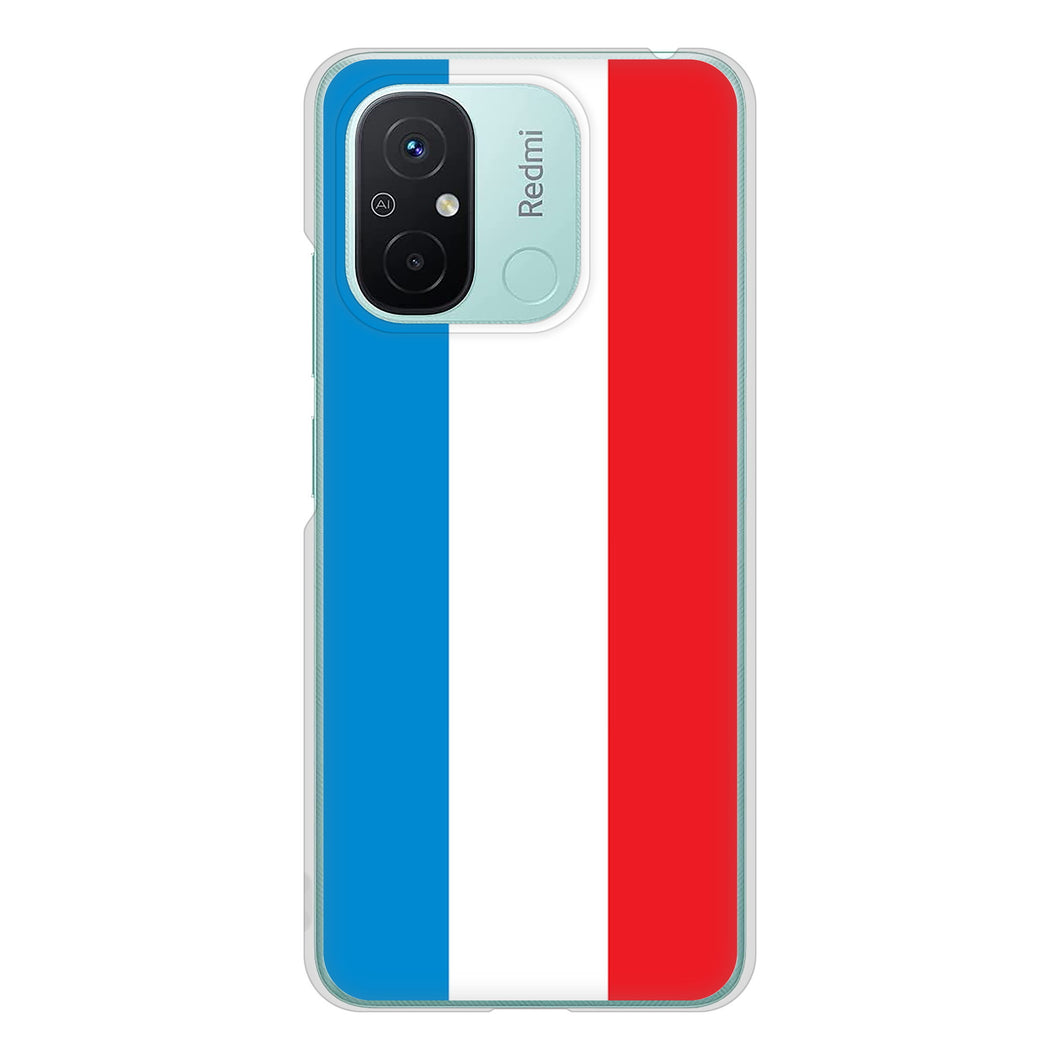 Xiaomi Redmi 12C 高画質仕上げ 背面印刷 ハードケース国旗