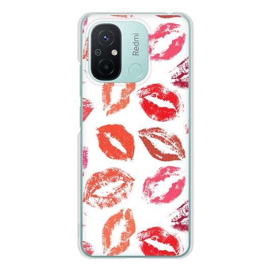 Xiaomi Redmi 12C 高画質仕上げ 背面印刷 ハードケース 【734 キスkissキス】