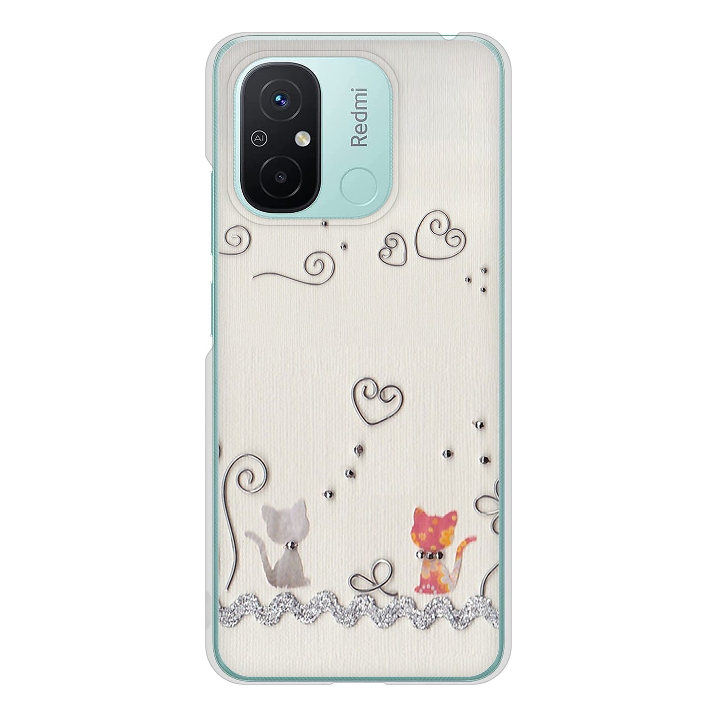 Xiaomi Redmi 12C 高画質仕上げ 背面印刷 ハードケースクラフト写真ネコ