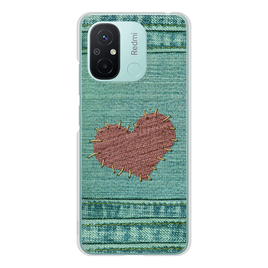 Xiaomi Redmi 12C 高画質仕上げ 背面印刷 ハードケースビッグハート