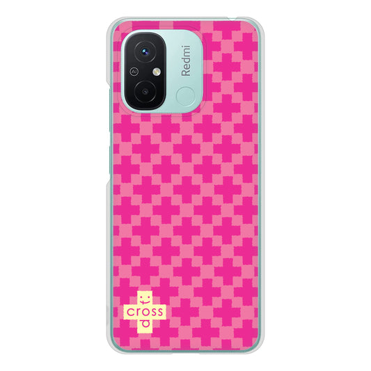 Xiaomi Redmi 12C クロスドット ハードケース 背面印刷