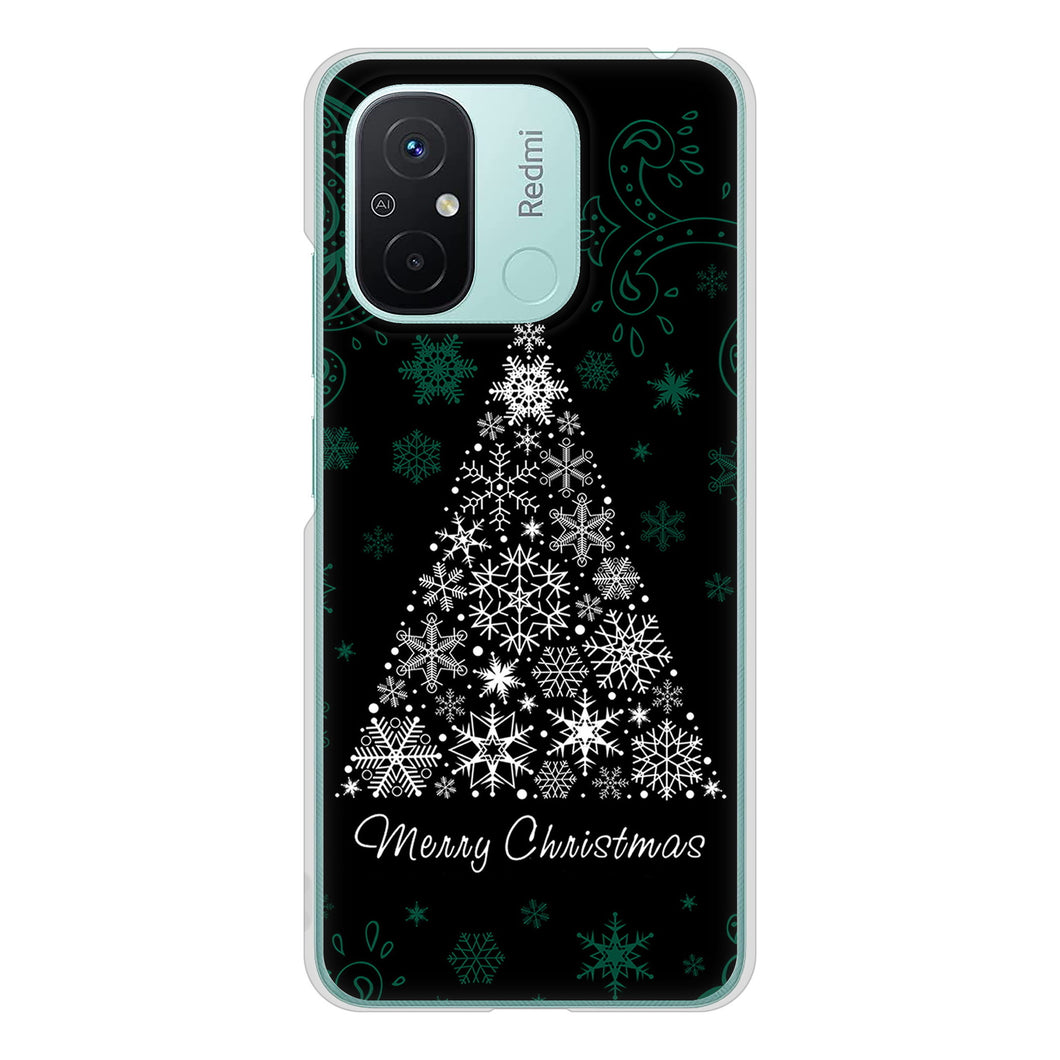 Xiaomi Redmi 12C 高画質仕上げ 背面印刷 ハードケースクリスマス