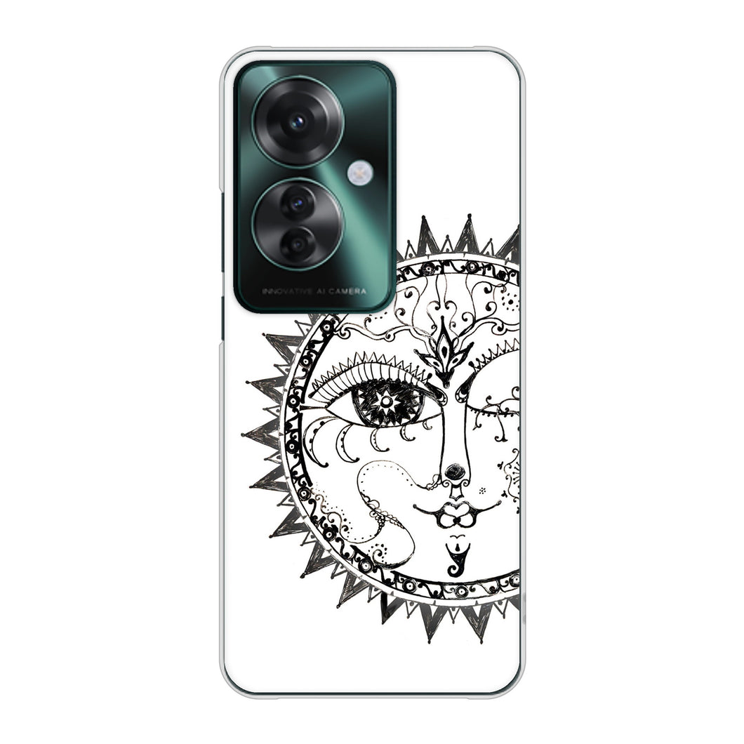 OPPO Reno11 A 高画質仕上げ 背面印刷 ハードケース 【207 太陽神】