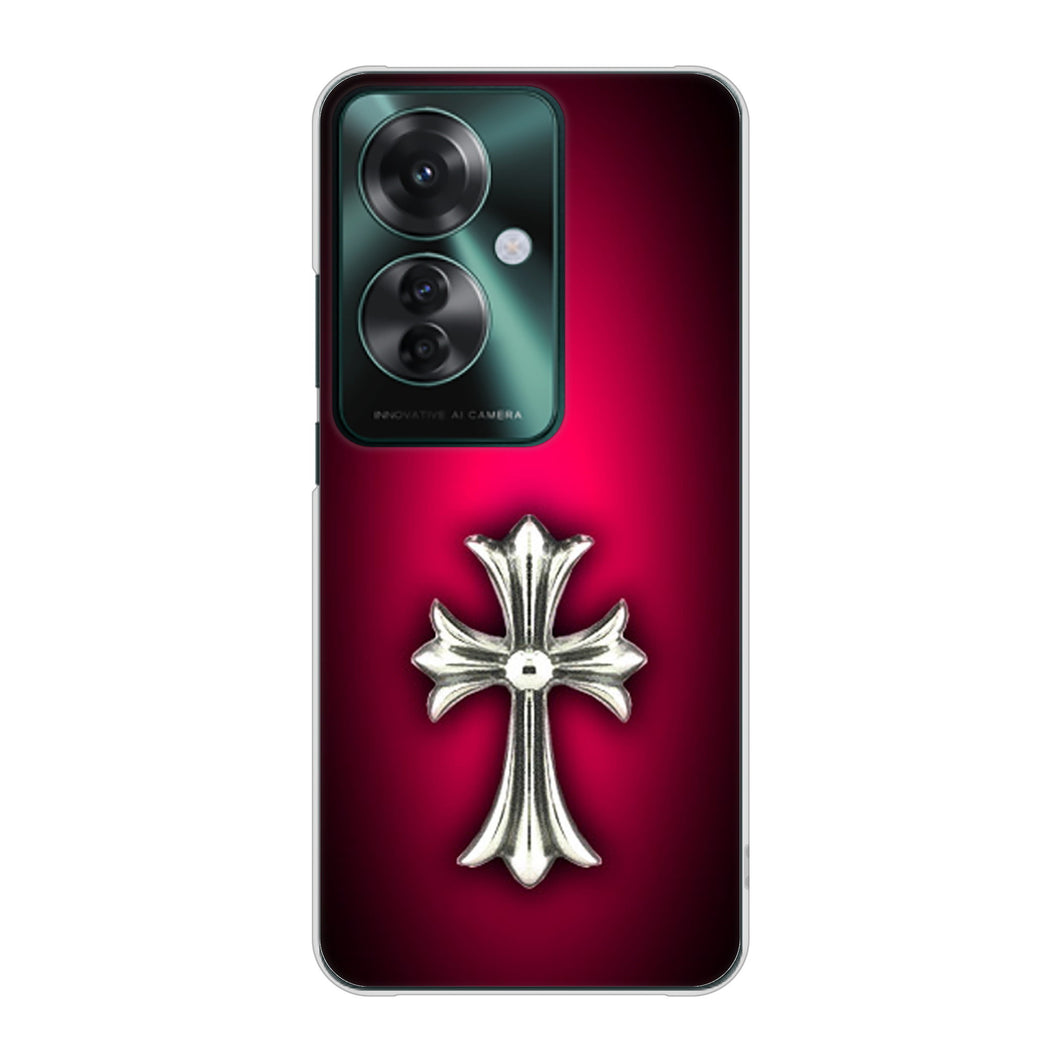 OPPO Reno11 A 高画質仕上げ 背面印刷 ハードケースクロス