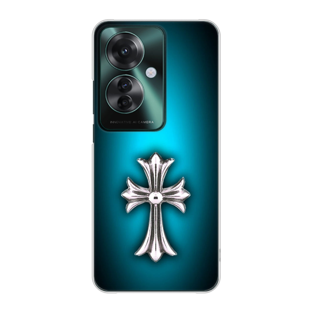 OPPO Reno11 A 高画質仕上げ 背面印刷 ハードケースクロス