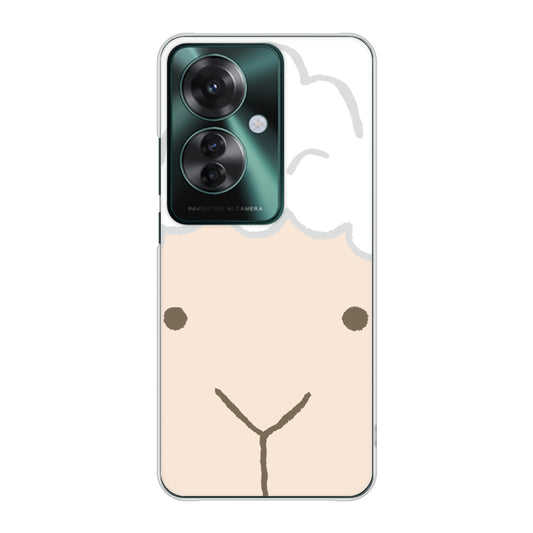 OPPO Reno11 A 高画質仕上げ 背面印刷 ハードケースドアップアニマル