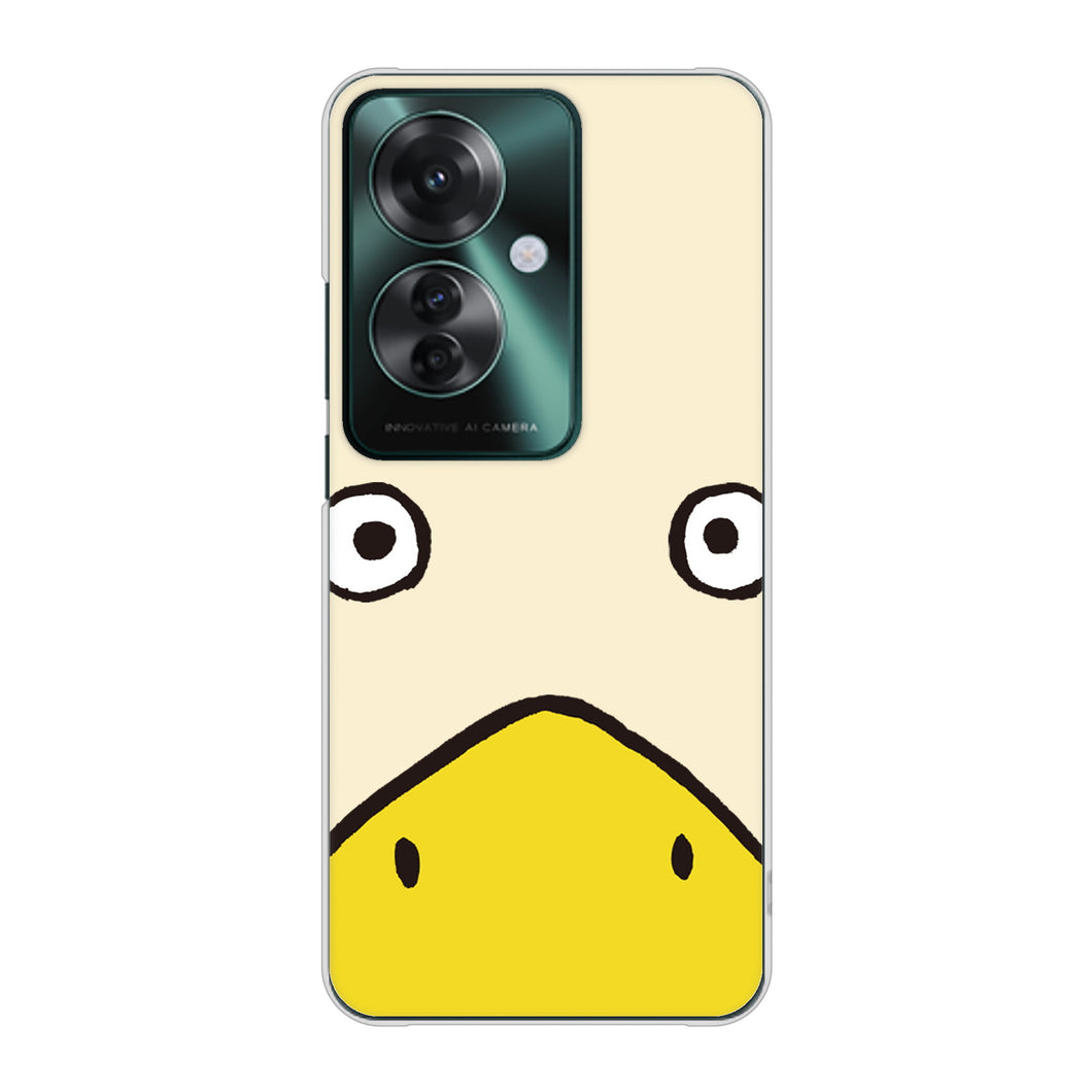 OPPO Reno11 A 高画質仕上げ 背面印刷 ハードケースドアップアニマル