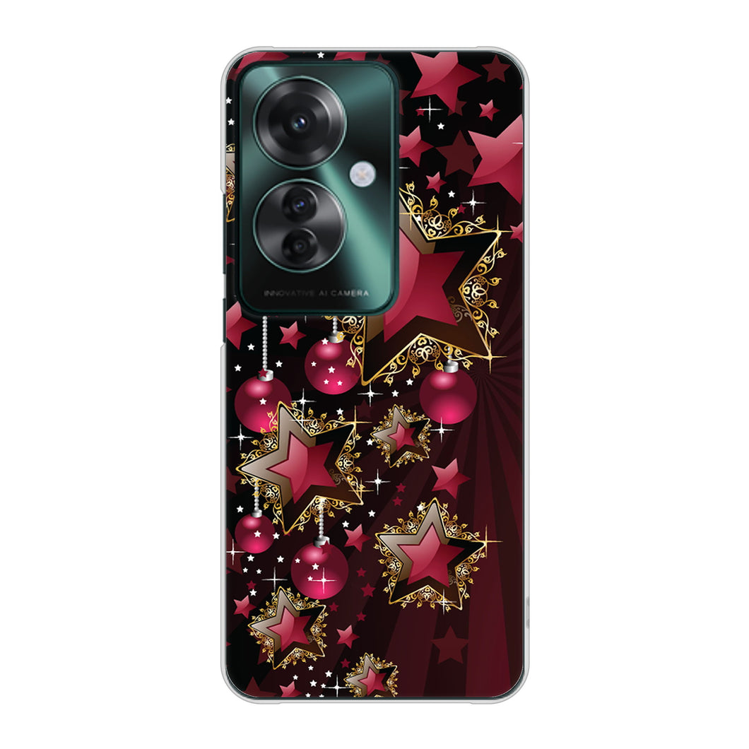 OPPO Reno11 A 高画質仕上げ 背面印刷 ハードケース 【434 星の壁】