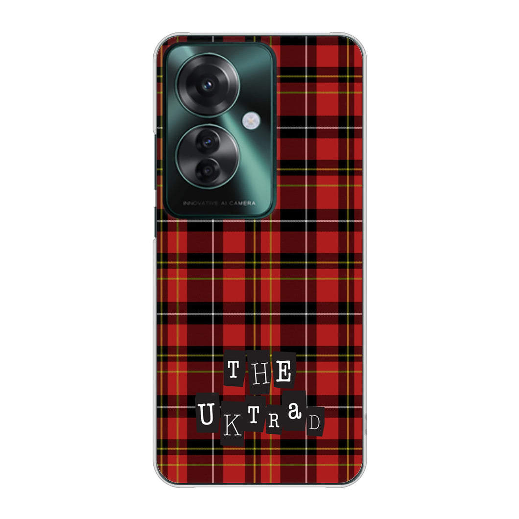 OPPO Reno11 A 高画質仕上げ 背面印刷 ハードケース 【547 THEチェック】